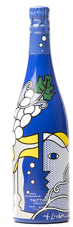 Champagne Taittinger 1990 ROY LICHTENSTEIN